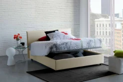 Letto matrimoniale Anassimene, con materasso Cm 160x190 incluso,<Dmora New