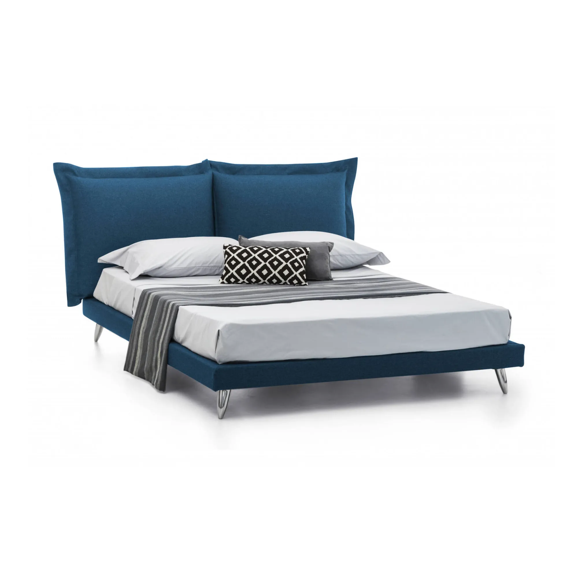 Letto matrimoniale Anatoly, adatto per materasso 160x190 cm,<Dmora Cheap