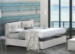 Letto matrimoniale Andrealo, con materasso Cm 160x190 incluso,<Dmora Clearance
