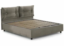 Letto matrimoniale Andrealo, con materasso Cm 160x190 incluso,<Dmora Cheap