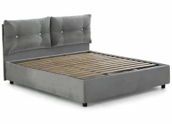 Letto matrimoniale Andrealo, con materasso Cm 160x190 incluso,<Dmora Discount