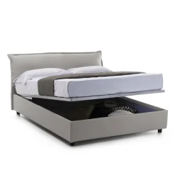 Letto matrimoniale Andyymion, adatto per materasso 160x190 cm,<Dmora Shop