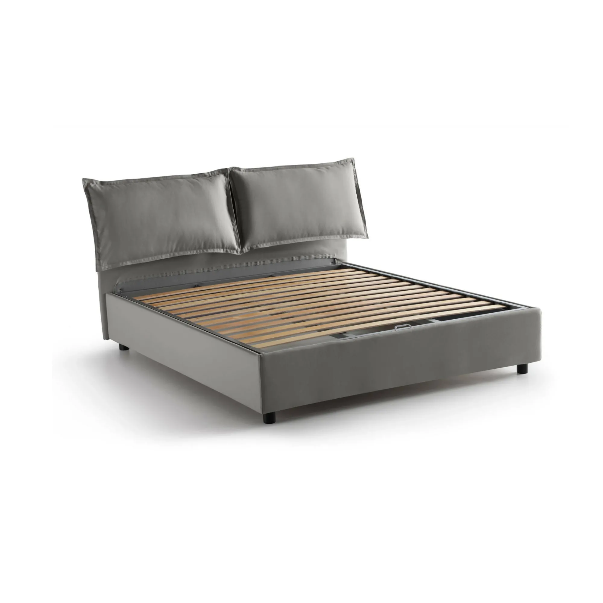 Letto matrimoniale Anjin, adatto per materasso Cm 160x190,<Dmora Cheap