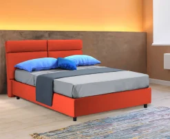 Letto matrimoniale Annus, Con materasso Cm 160x200 incluso,<Dmora Fashion