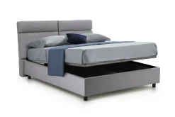 Letto matrimoniale Annus, Con materasso Cm 160x200 incluso,<Dmora Flash Sale