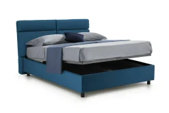 Letto matrimoniale Annus, Con materasso Cm 160x200 incluso,<Dmora Clearance