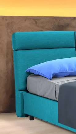 Letto matrimoniale Annus, Con materasso Cm 160x200 incluso,<Dmora New