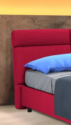 Letto matrimoniale Annus, Con materasso Cm 160x200 incluso,<Dmora Cheap