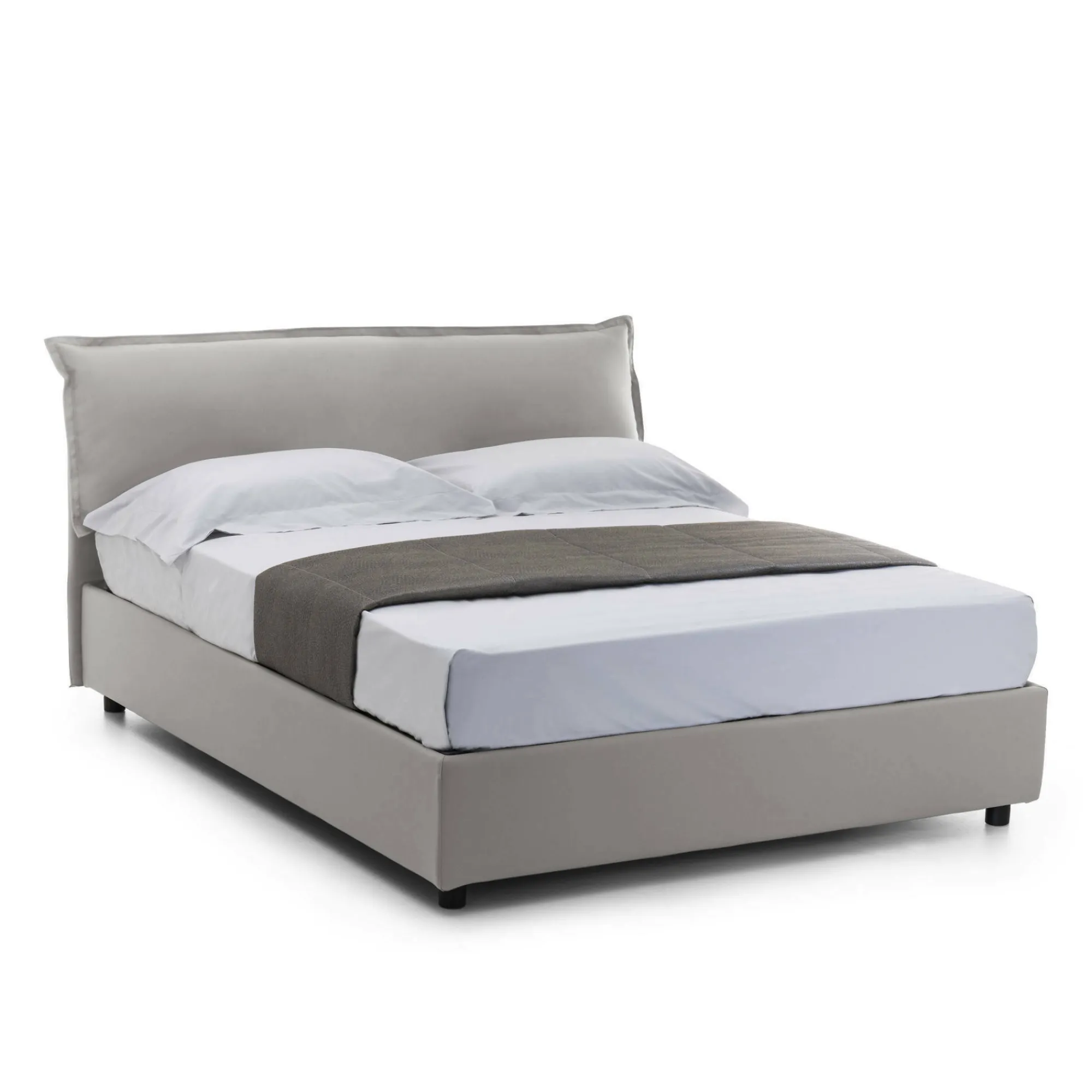 Letto matrimoniale Apaia, adatto per materasso Cm 160x200,<Dmora Sale