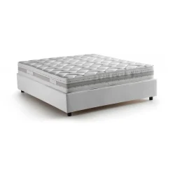 Letto matrimoniale Apel, con materasso Cm 160x190 incluso,<Dmora Cheap