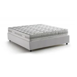 Letto matrimoniale Archer, con materasso Cm 160x190 incluso,<Dmora Clearance