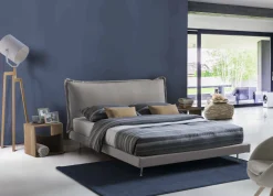 Letto matrimoniale Arcore, adatto per materasso Cm 160x190,<Dmora Cheap