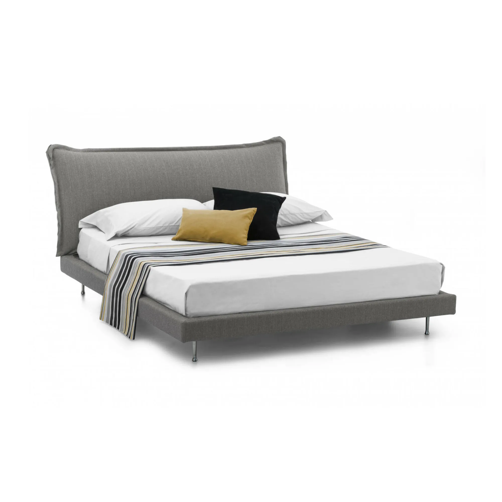Letto matrimoniale Arcore, adatto per materasso Cm 160x190,<Dmora Cheap