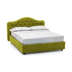 Letto matrimoniale Arex, Adatto a materasso Cm 160x190,<Dmora New