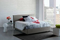 Letto matrimoniale Ariadni, con materasso Cm 160x200 incluso,<Dmora Cheap