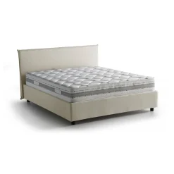Letto matrimoniale Ariadni, con materasso Cm 160x200 incluso,<Dmora Clearance