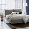 Letto matrimoniale Aris, adatto per materasso Cm 160x200,<Dmora Clearance