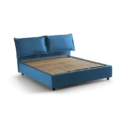 Letto matrimoniale Aris, adatto per materasso Cm 160x200,<Dmora Online