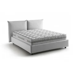 Letto matrimoniale Arpino, con materasso Cm 160x190 incluso,<Dmora Cheap