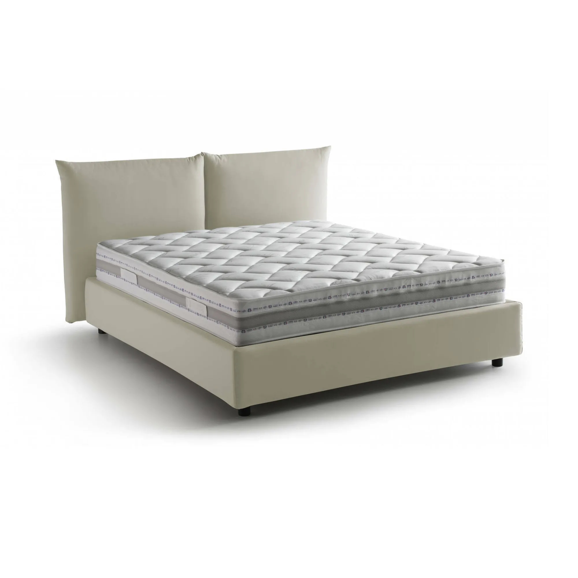 Letto matrimoniale Arpino, con materasso Cm 160x190 incluso,<Dmora New