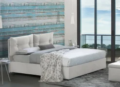 Letto matrimoniale Artrax, adatto per materasso Cm 160x200,<Dmora Flash Sale