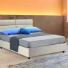 Letto matrimoniale Asica, Con materasso Cm 160x190 incluso,<Dmora Clearance