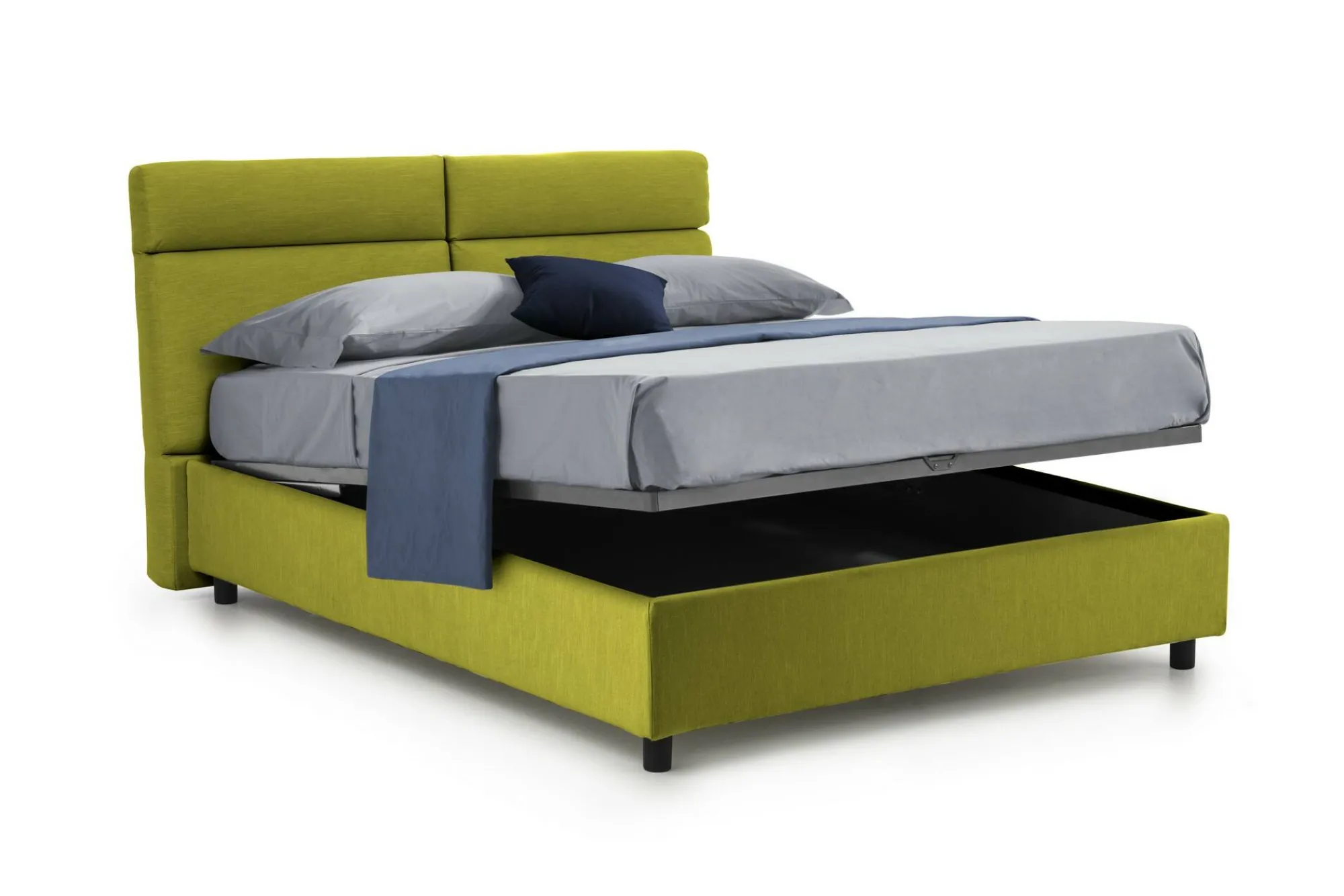 Letto matrimoniale Asica, Con materasso Cm 160x190 incluso,<Dmora Flash Sale