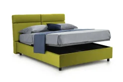 Letto matrimoniale Ator, Adatto a materasso Cm 160x200,<Dmora Hot