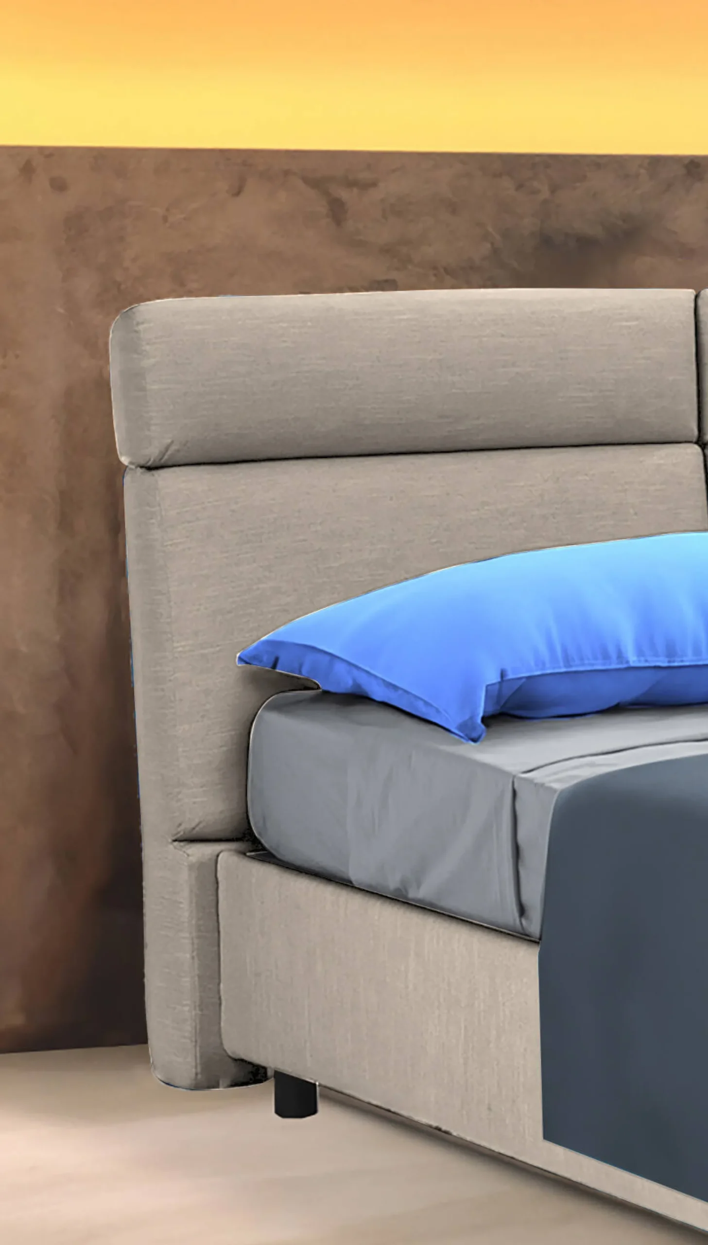 Letto matrimoniale Ator, Adatto a materasso Cm 160x200,<Dmora Flash Sale