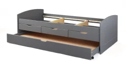Letto matrimoniale Bayreuth, Sommier per camera da letto, Giroletto per stanza, Struttura porta materasso, 205x63 h98 cm,<Dmora Best