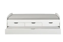 Letto matrimoniale Bayreuth, Sommier per camera da letto, Giroletto per stanza, Struttura porta materasso, 205x63 h98 cm,<Dmora New