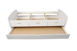 Letto matrimoniale Bayreuth, Sommier per camera da letto, Giroletto per stanza, Struttura porta materasso, 205x63 h98 cm,<Dmora New