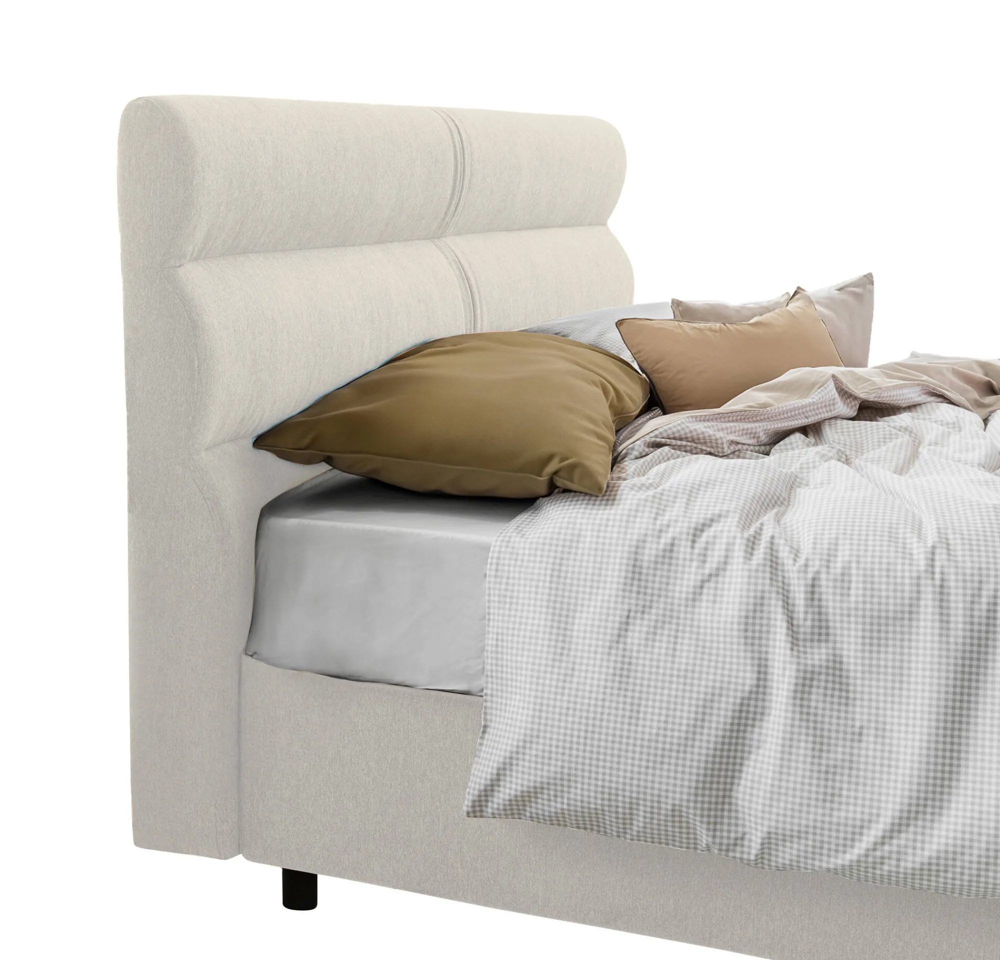 Letto matrimoniale Briatico, Con materasso Cm 160x190 incluso,<Dmora Store