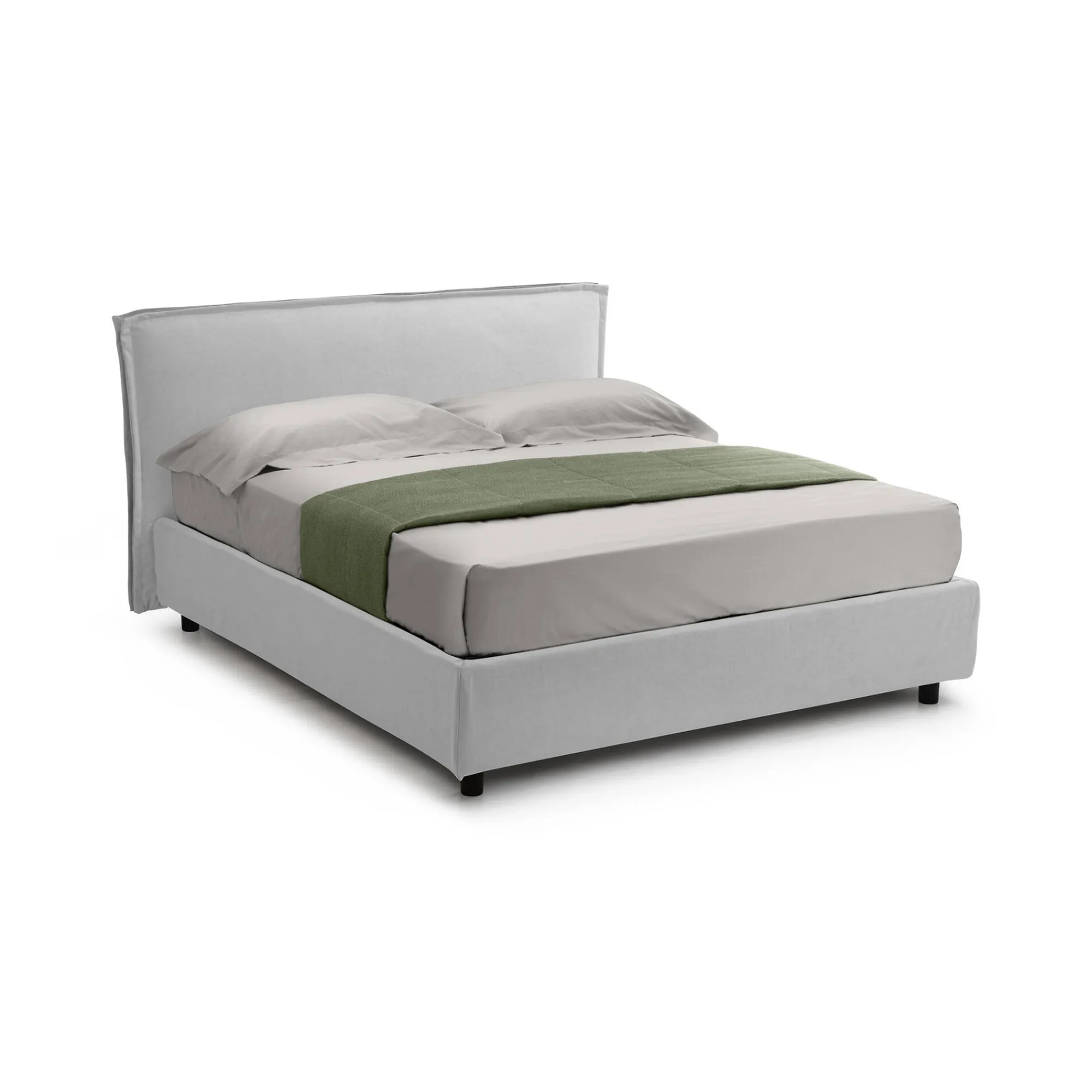 Letto matrimoniale Brunate, Con materasso Cm 160x200 incluso,<Dmora Sale
