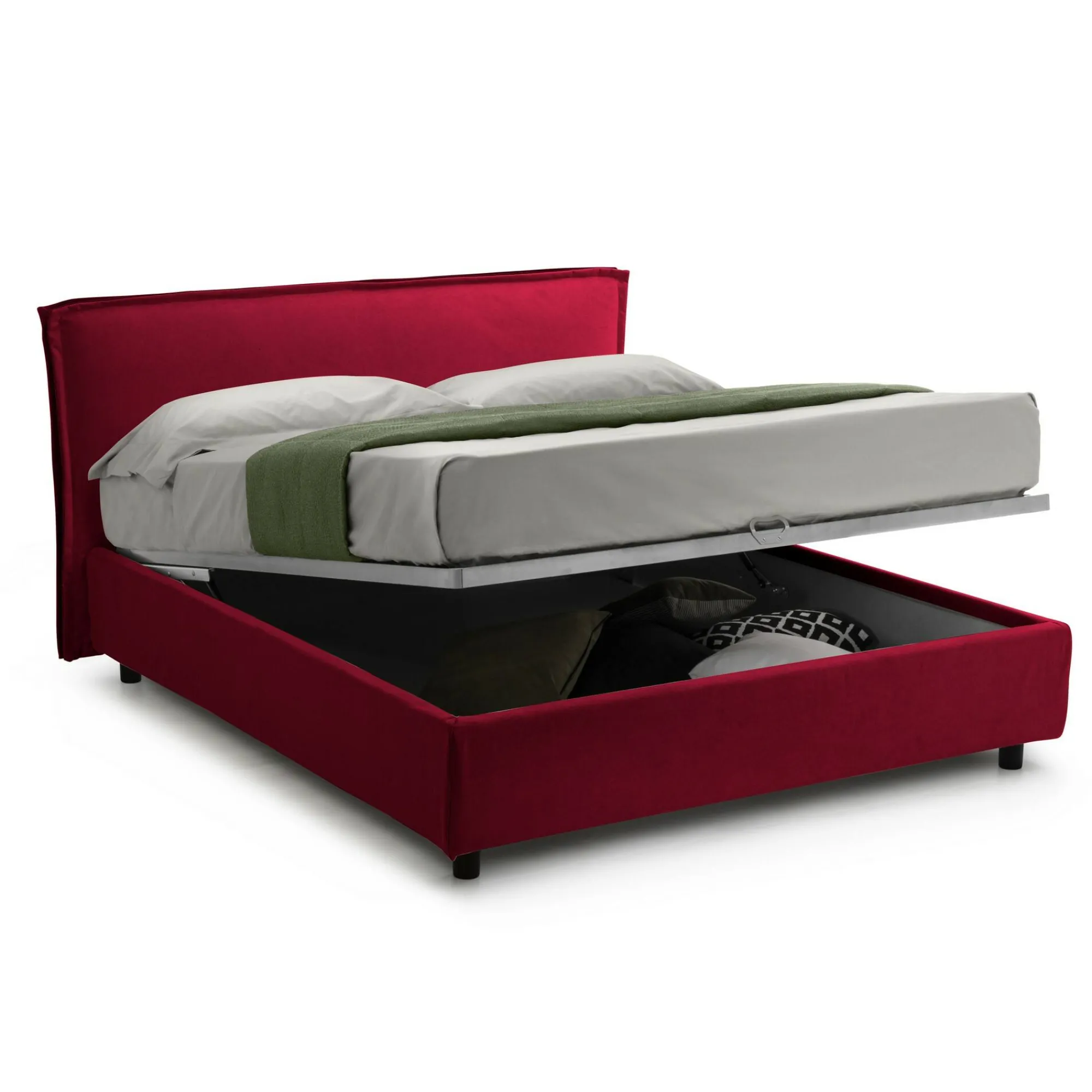 Letto matrimoniale Brunate, Con materasso Cm 160x200 incluso,<Dmora Best Sale