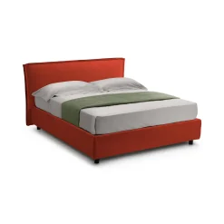 Letto matrimoniale Bubbio, Adatto a materasso Cm 160x200,<Dmora Online