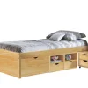 Letto matrimoniale Cuxhaven, Sommier per camera da letto, Giroletto per stanza, Struttura porta materasso, 96x209 h48 cm,<Dmora Store