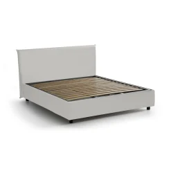 Letto matrimoniale Dalter, adatto per materasso Cm 160x190,<Dmora Discount