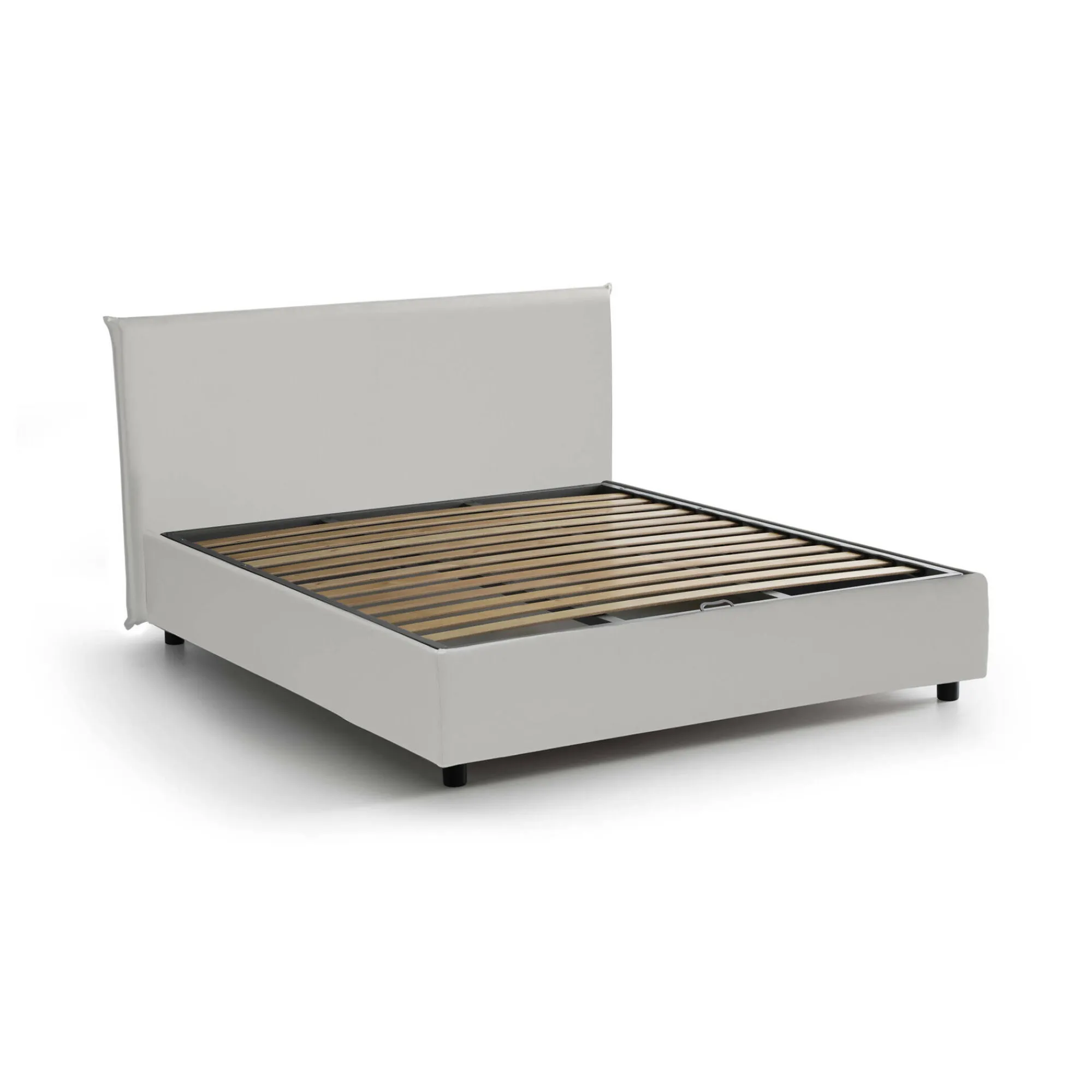 Letto matrimoniale Dalter, adatto per materasso Cm 160x190,<Dmora Discount