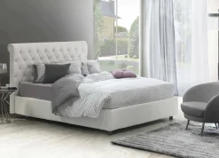 Letto matrimoniale Dbeca, , adatto a materasso da 160x190 cm<Dmora Outlet