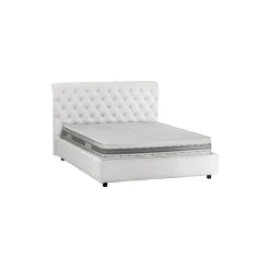 Letto matrimoniale Dbeca, , adatto a materasso da 160x190 cm<Dmora Outlet
