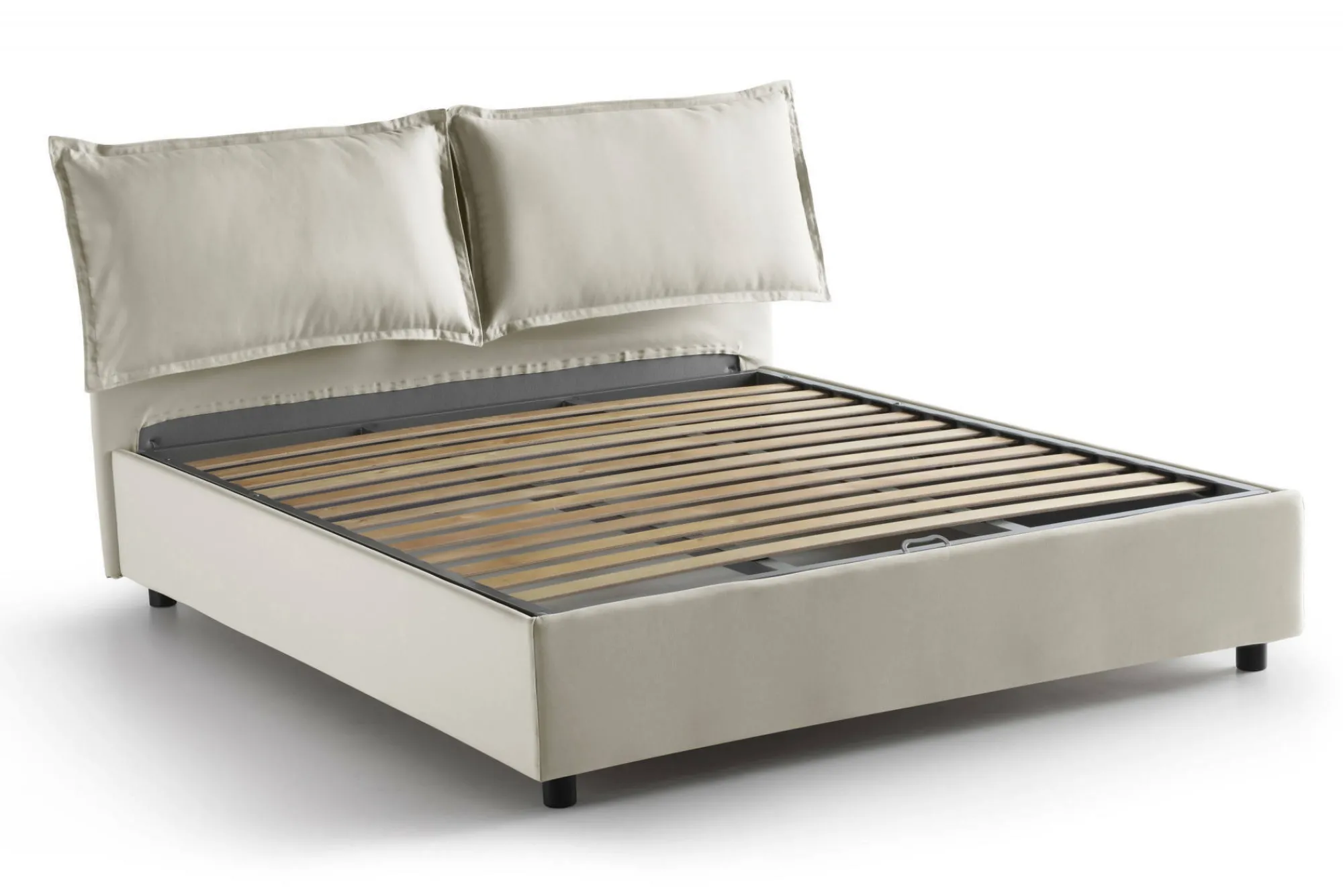 Letto matrimoniale Dcarrar, con materasso Cm 160x190 incluso,<Dmora Store