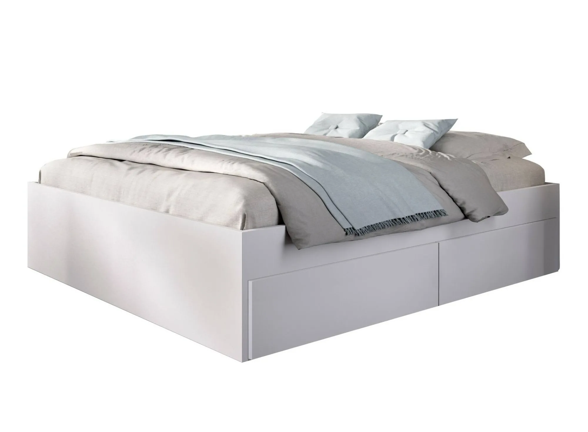 Letto matrimoniale Dkir, 169x205 h39 cm,<Dmora Cheap