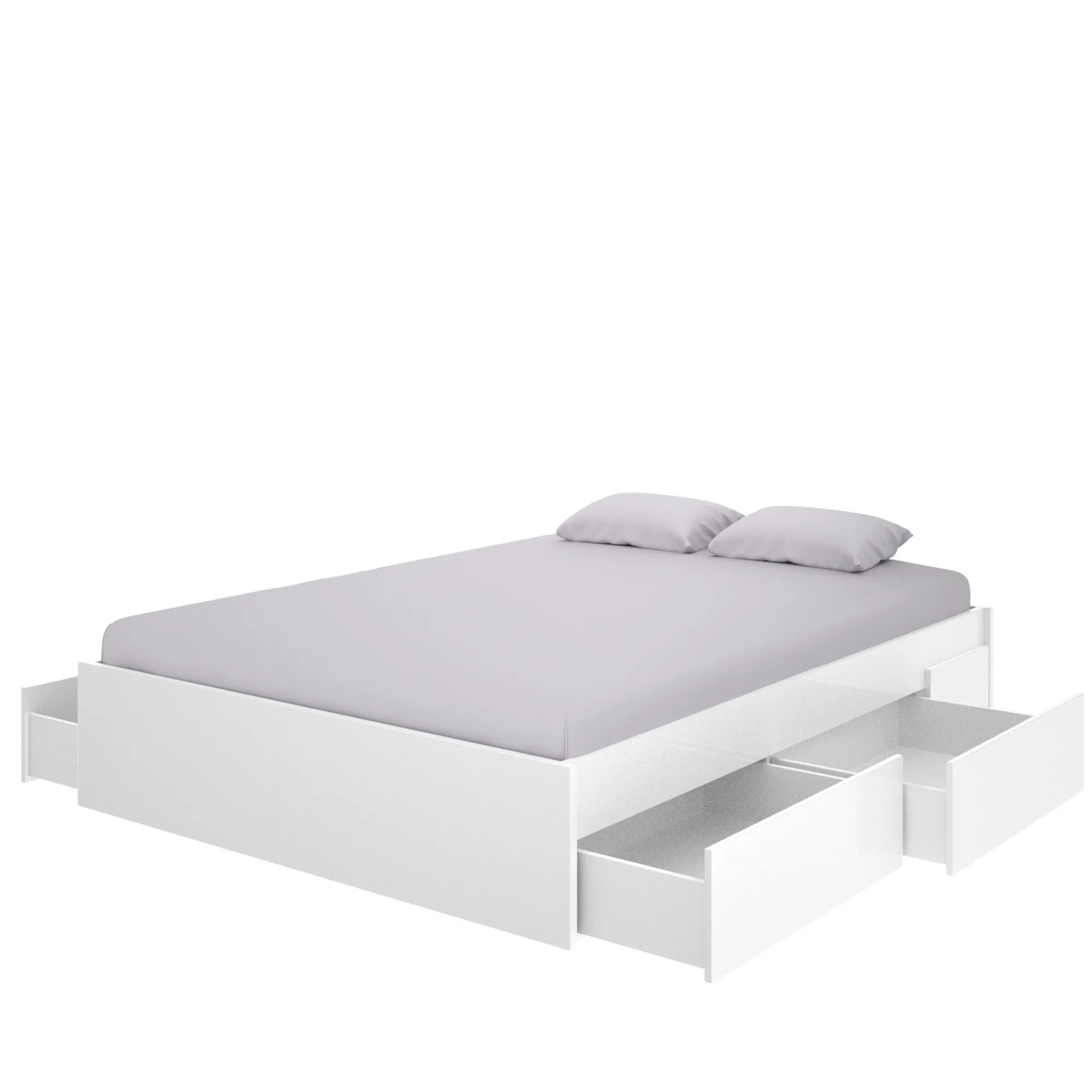 Letto matrimoniale Dmaresc, 197x160h37 cm,<Dmora Clearance