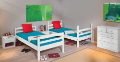 Letto matrimoniale Fulda, Sommier per camera da letto, Giroletto per stanza, Struttura porta materasso, 200x102 h148 cm,<Dmora Cheap