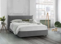 Letto matrimoniale Geras, con materasso Cm 160x200 incluso,<Dmora Online
