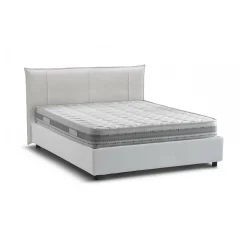Letto matrimoniale Geras, con materasso Cm 160x200 incluso,<Dmora Fashion