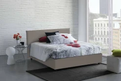 Letto matrimoniale Hackmanite, con materasso Cm 160x200 incluso,<Dmora Best Sale