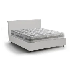 Letto matrimoniale Hackmanite, con materasso Cm 160x200 incluso,<Dmora Best