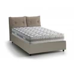 Letto matrimoniale Hanoi, con materasso Cm 160x190 incluso,<Dmora Sale